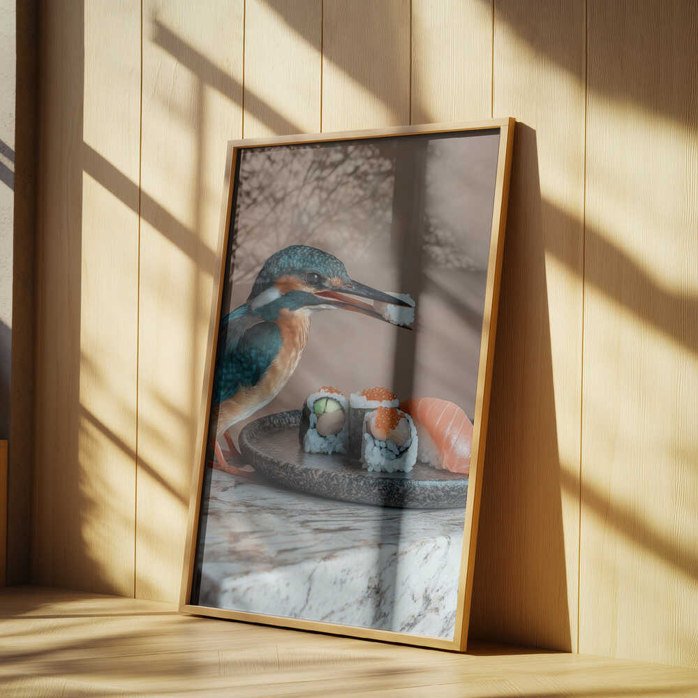 Kingfisher’s Sushi Feast Poster