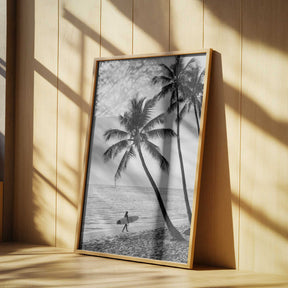 Surfer Walk Poster