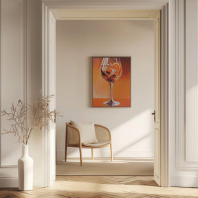 Aperol Spritz Orange Poster