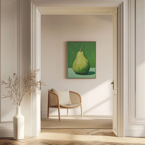 Green Pear Poster