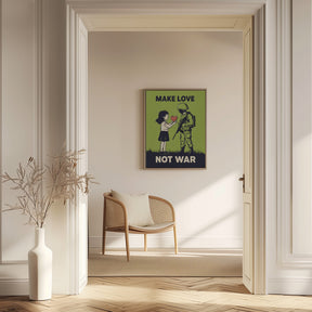 Make Love   Not War Poster