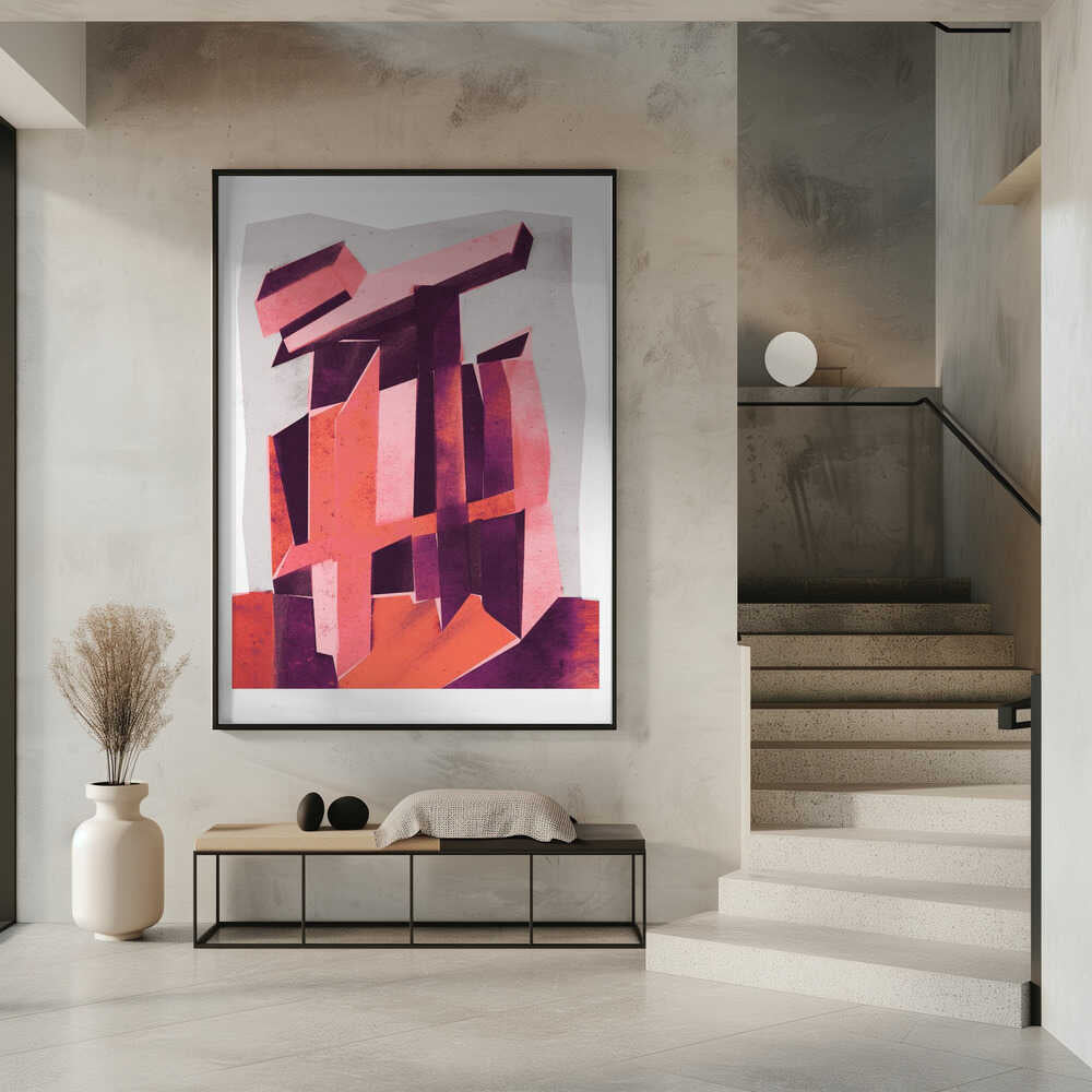Geometric Symphony Poster
