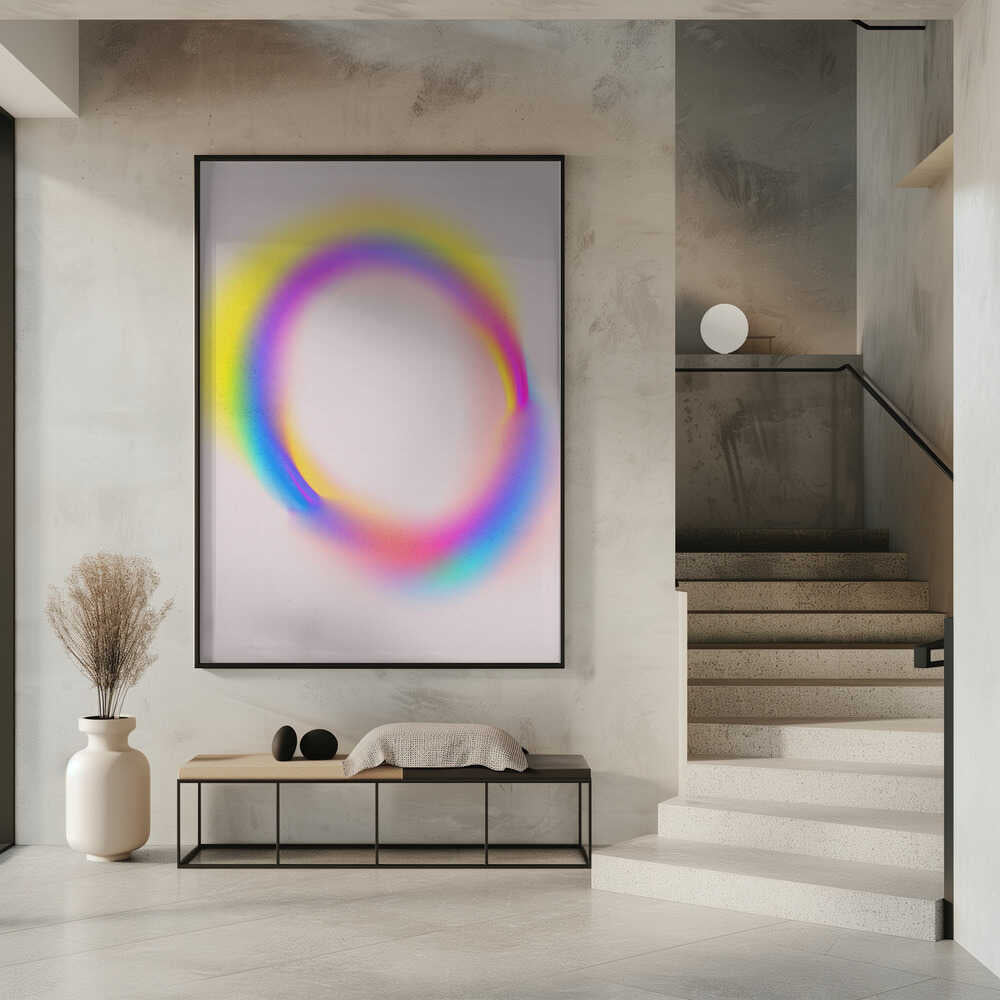 Luminous Spectrum Halo Poster
