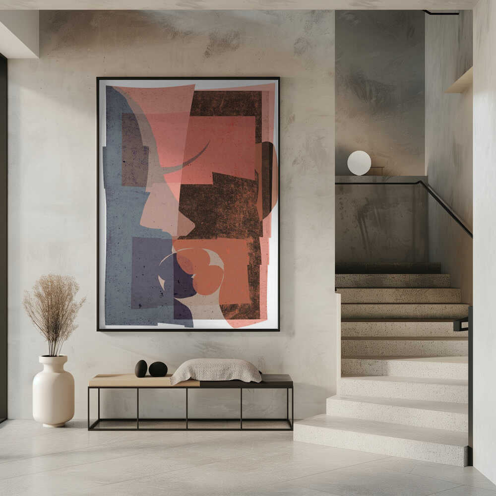Fragmented Hues Poster