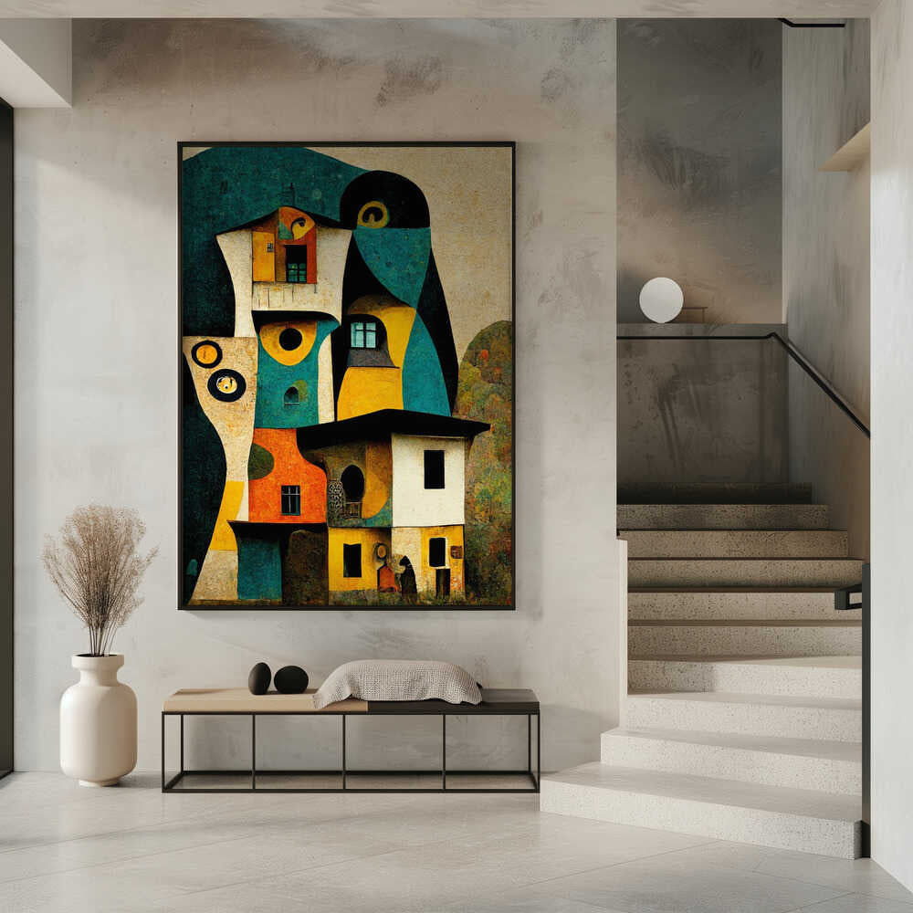 Whimsical Dwellings Poster