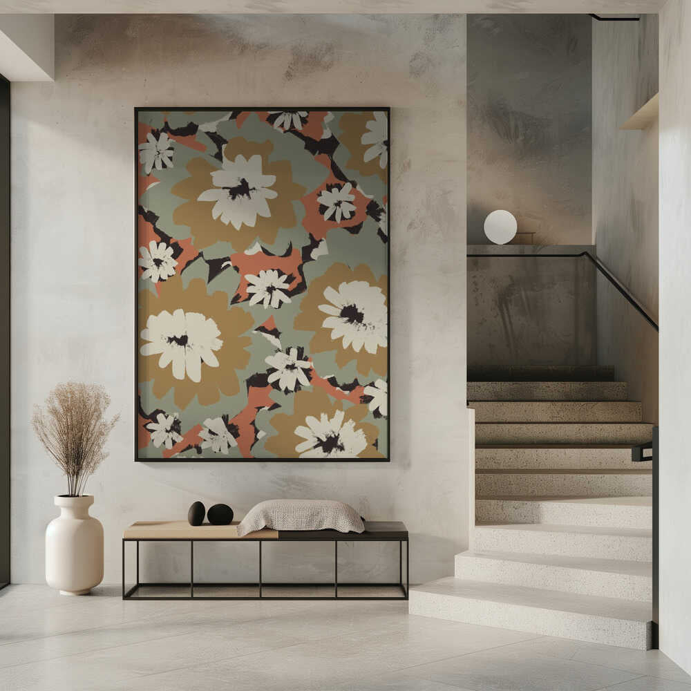 Floral Harmony Poster