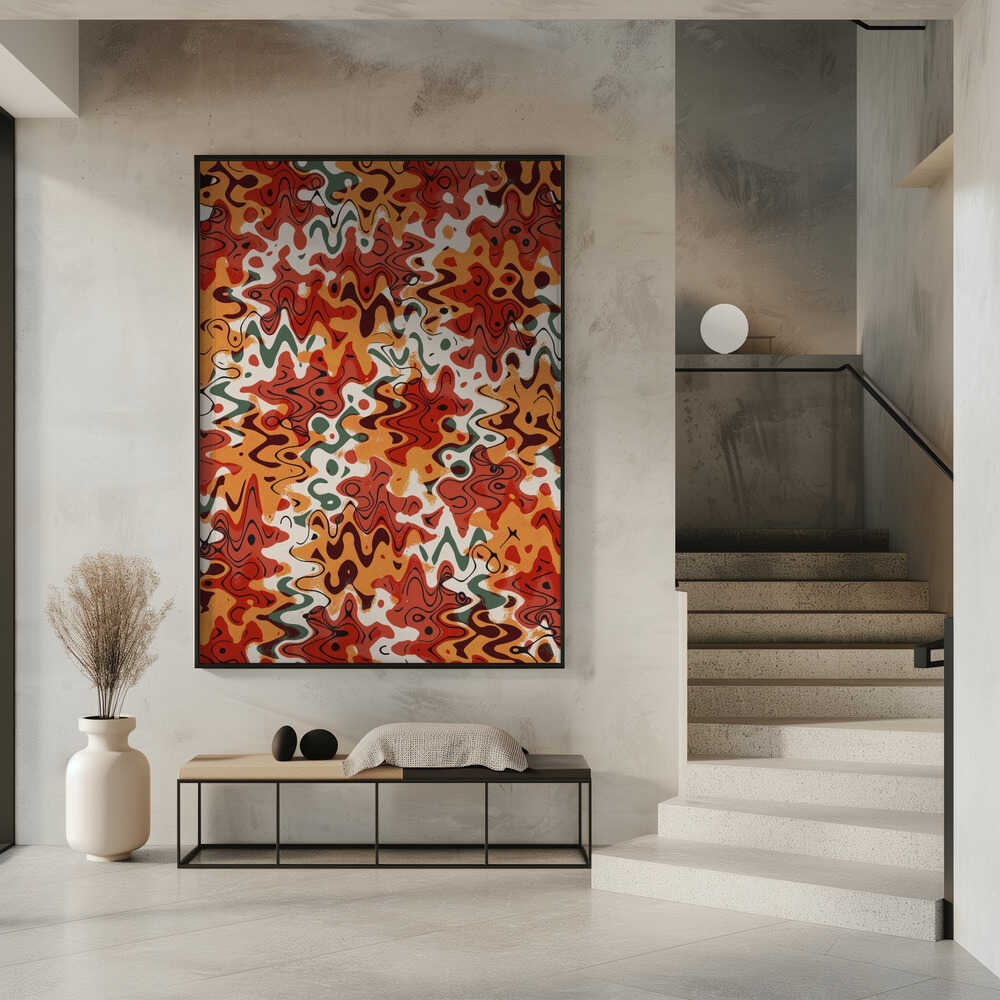 Vibrant Chaos Poster