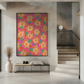 Vibrant Petal Dance Poster