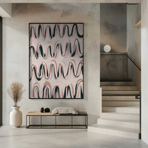 Rhythmic Waves Poster