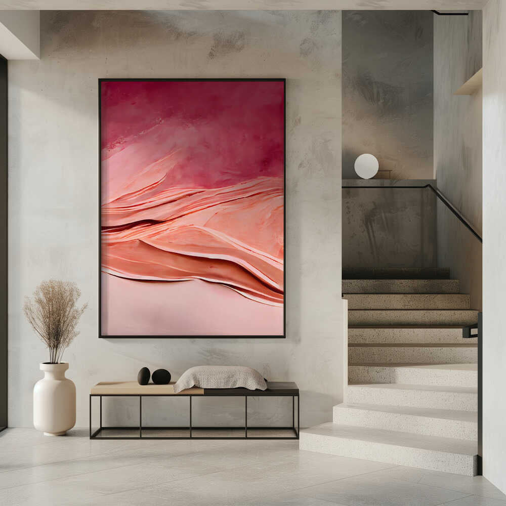 Crimson Dunes Poster