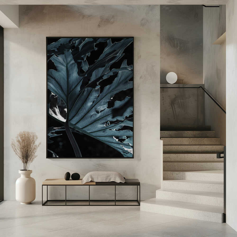 Leafy Shadowscape Poster