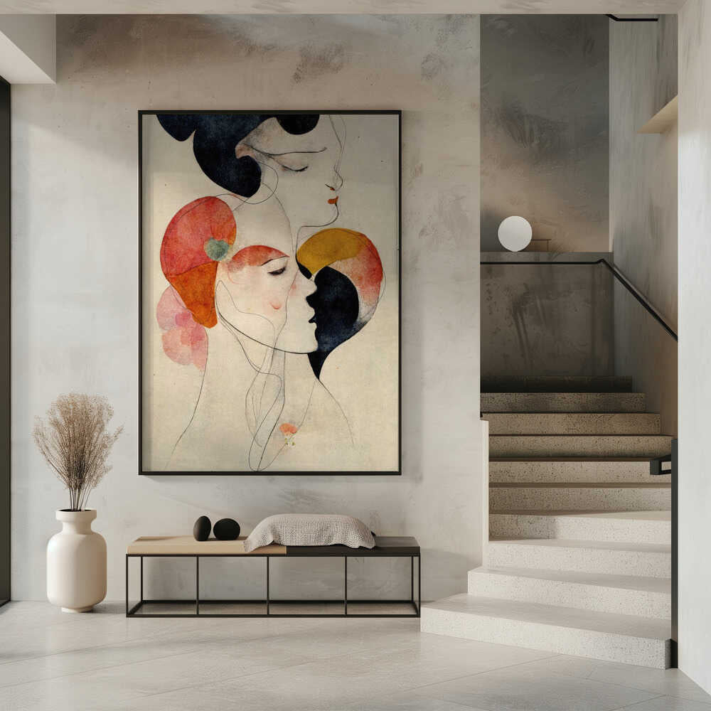 Flowing Faces Elegy Poster