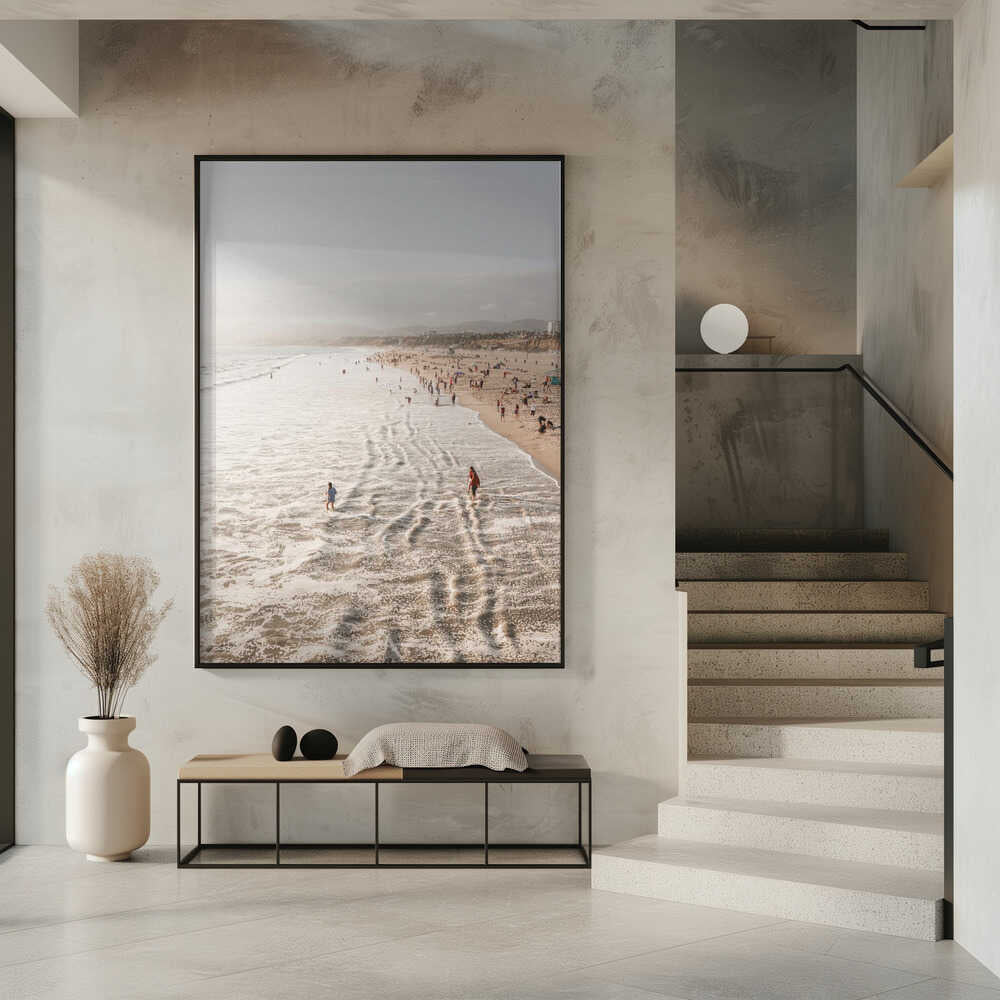 Santa Monica Beach Poster