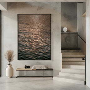 Sunset at Sea Poster