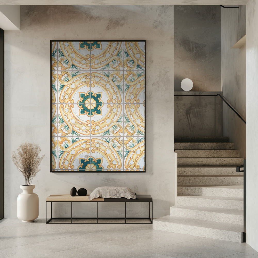 Capri Tiles Poster