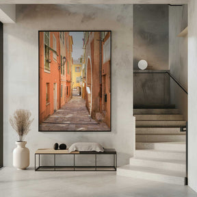 Streets of Menton Poster