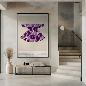Purple Caftan Elegance Poster