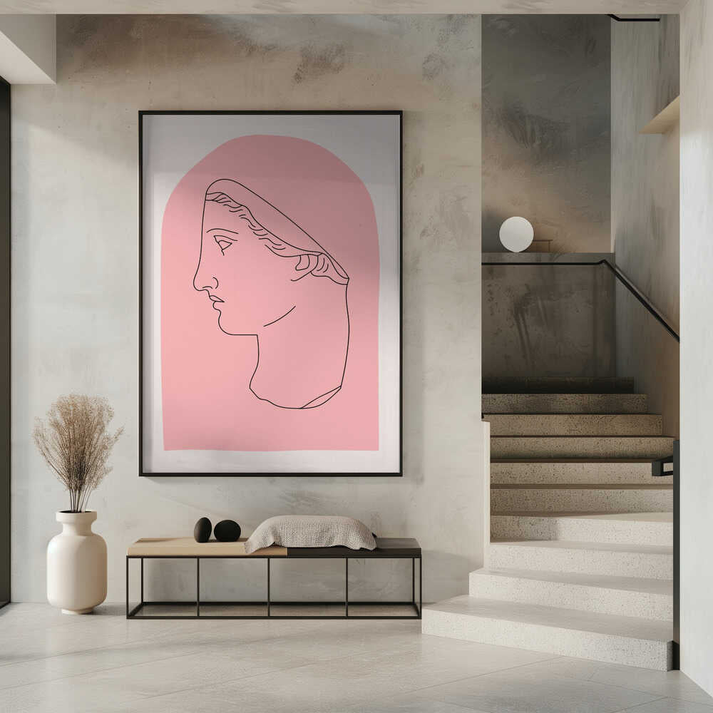 Aestheticwomanpink Ratio2x3 Poster