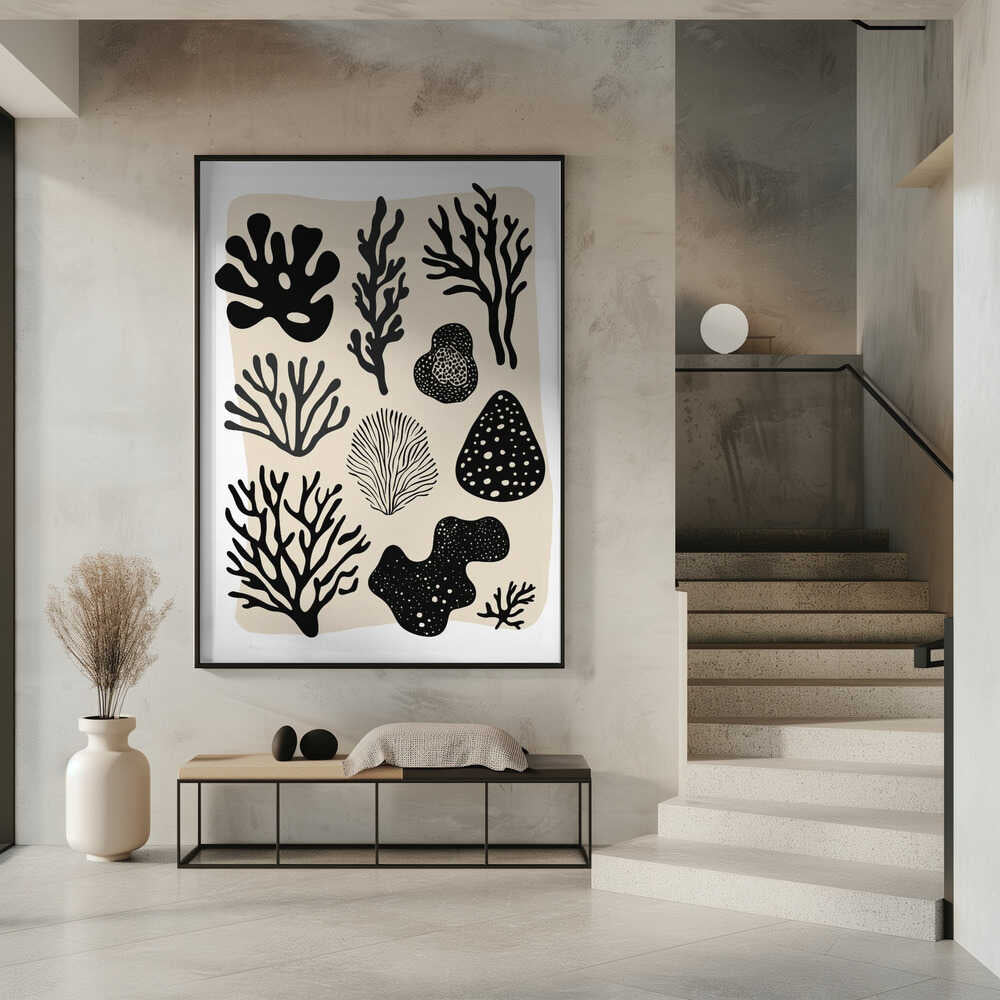 Ocean Shapes Poster