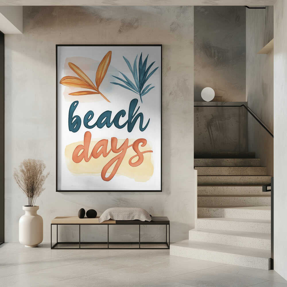 Sandy Serenity Poster