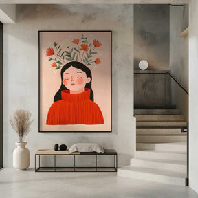 Floral Serenity Poster