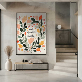 Floral Embrace Poster