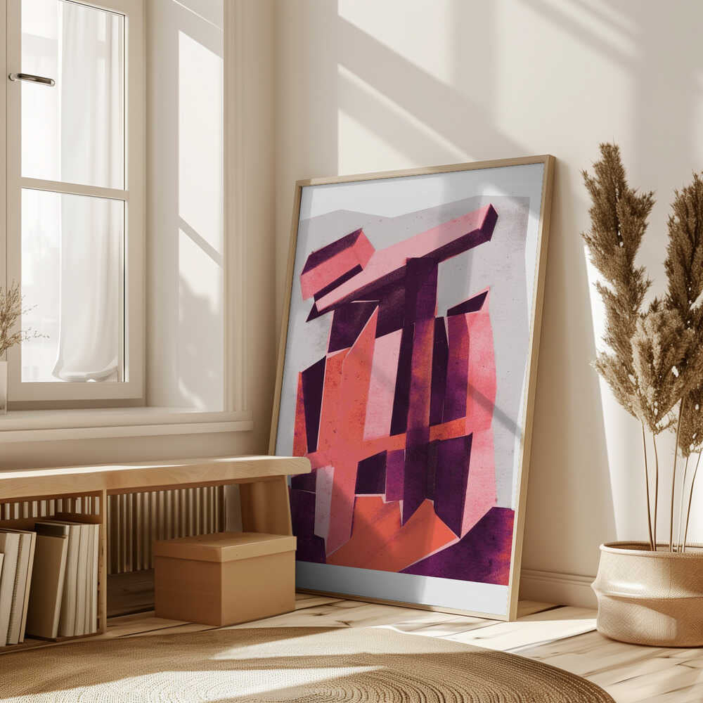 Geometric Symphony Poster