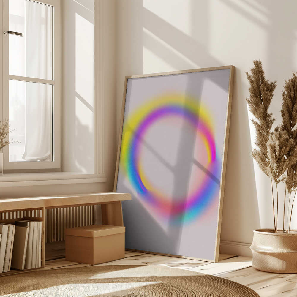Luminous Spectrum Halo Poster