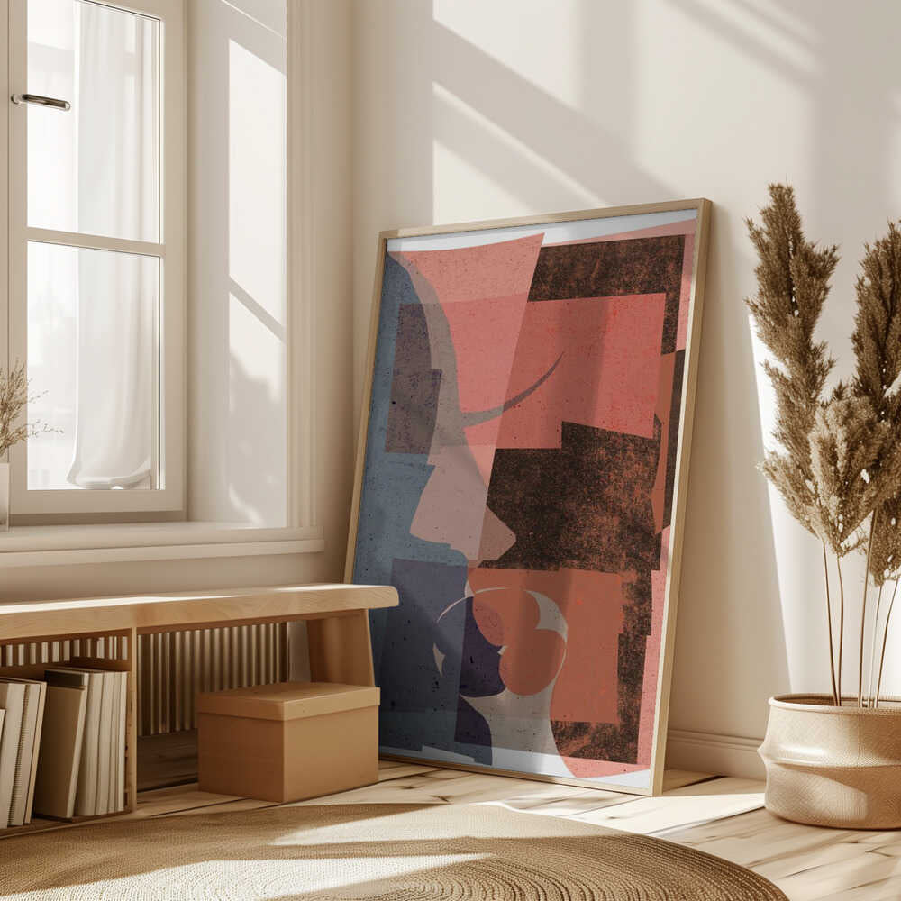 Fragmented Hues Poster