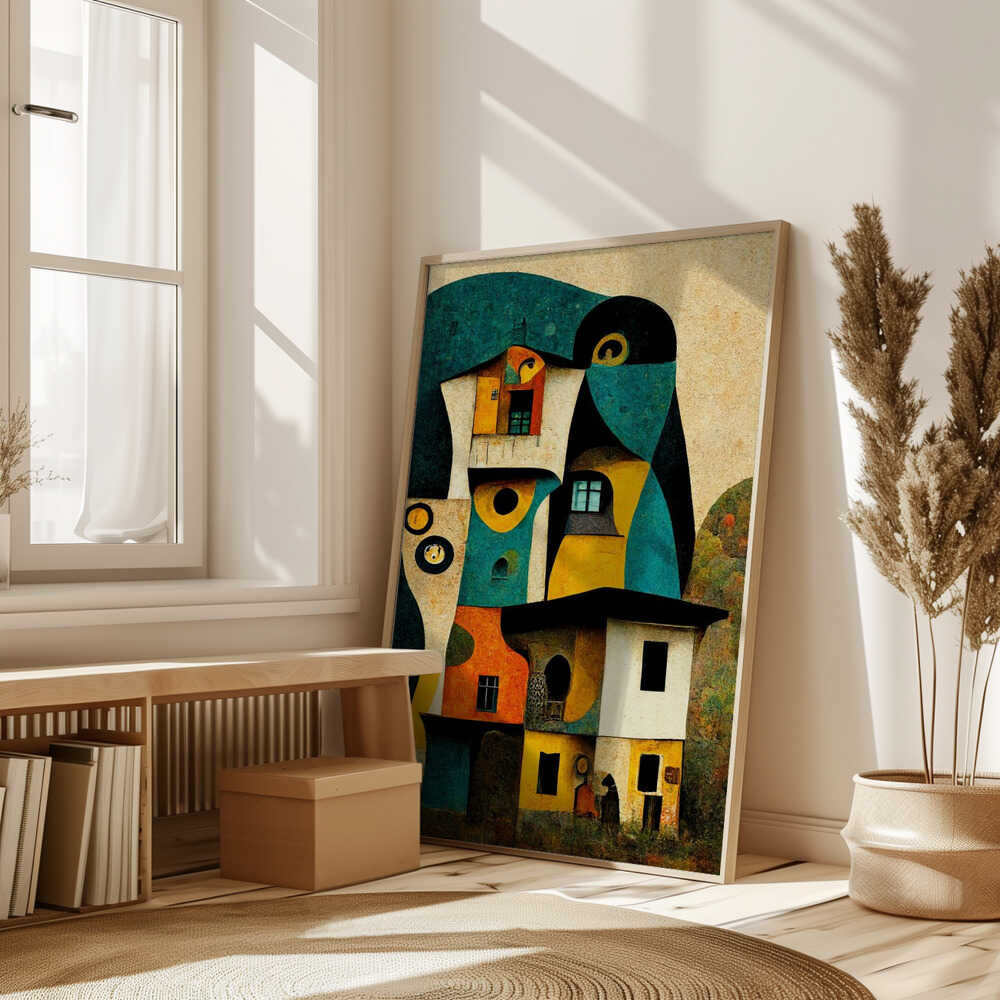 Whimsical Dwellings Poster