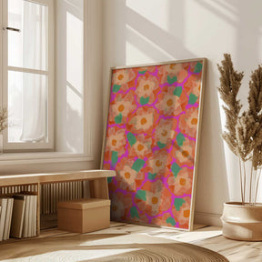 Vibrant Petal Dance Poster