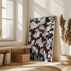 Abstract Wavescape Poster