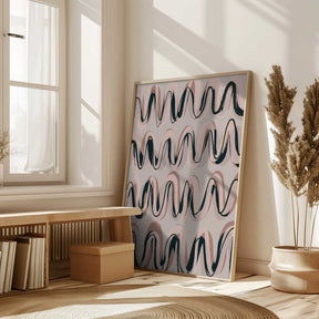 Rhythmic Waves Poster