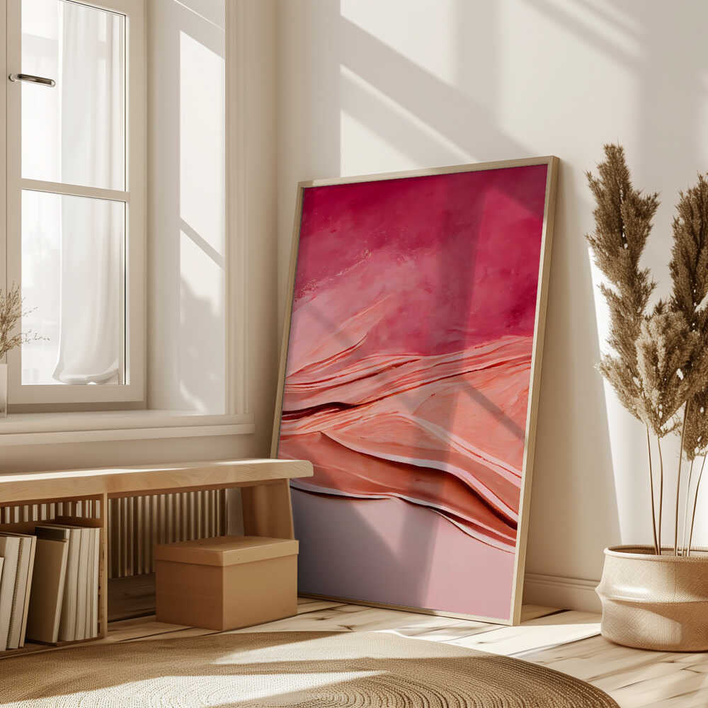 Crimson Dunes Poster