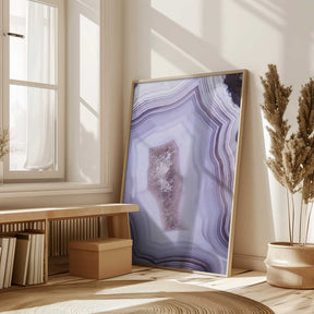 Purple Agate Poster