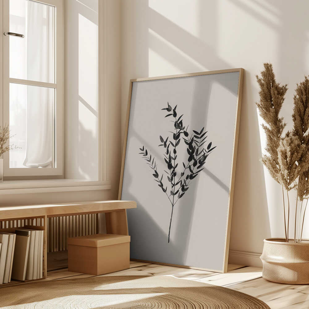 Inky Botanical Poster