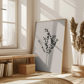 Inky Botanical Poster