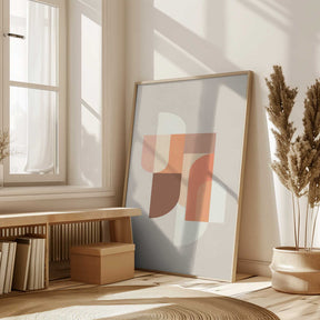 Retro Geometric III Poster