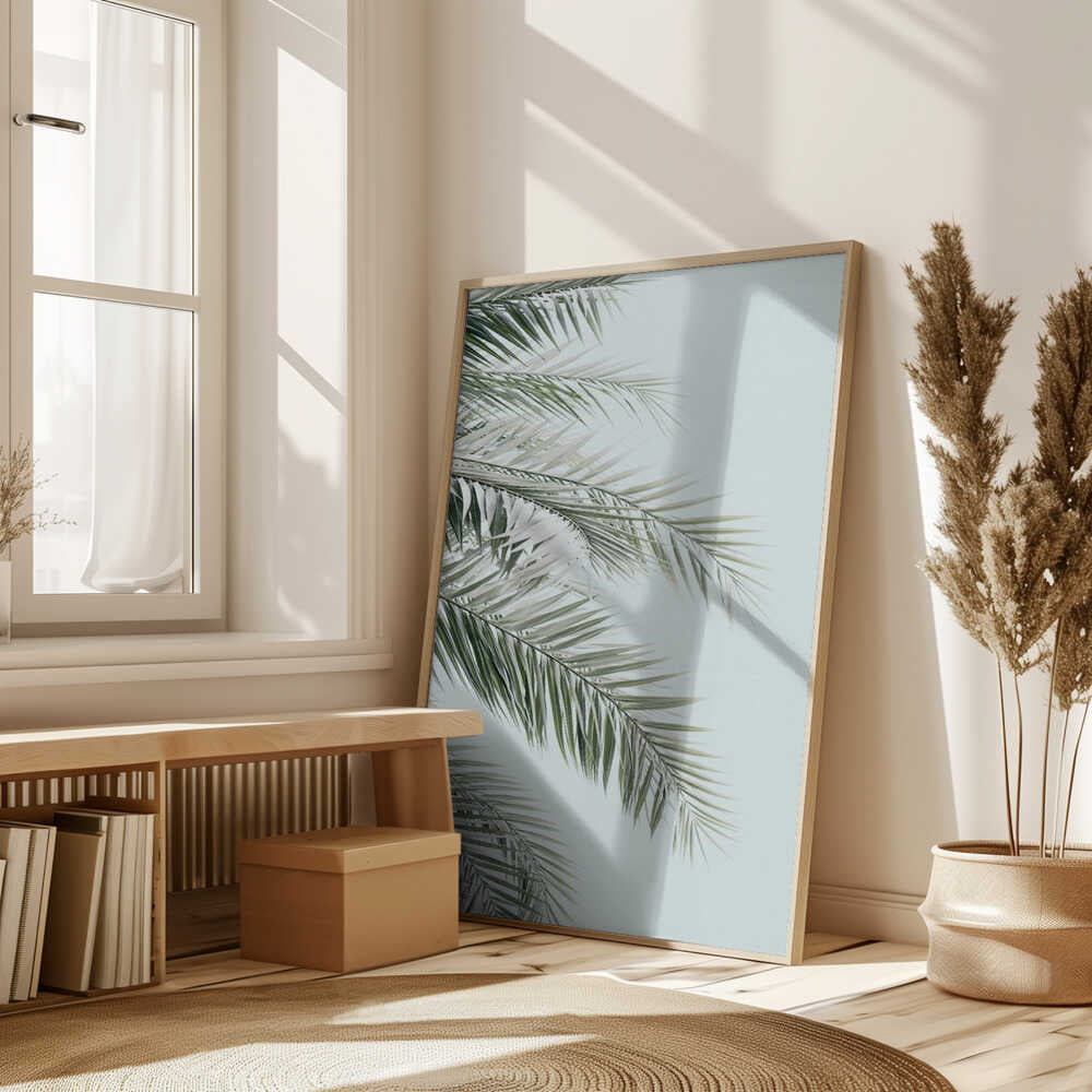 Blue Palms Poster
