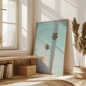 Sunny Cali Palm Tree Poster