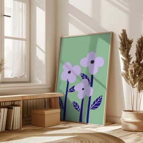 Lilac Flowers Poster