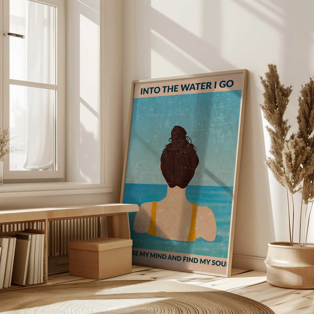 Into the Water (brunette) Poster