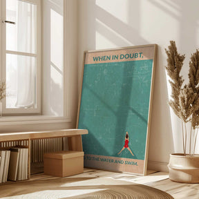 Open Water Standard Wall Art Poster