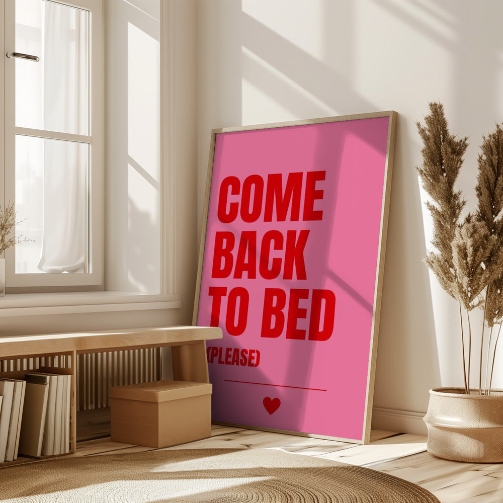 Come Back to Bed Poster