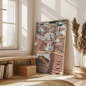 Red Tiled Rooftops Poster