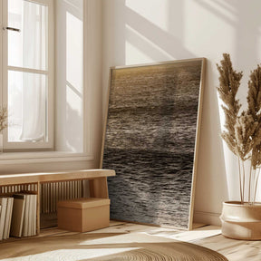 Golden Tide Ripples Poster