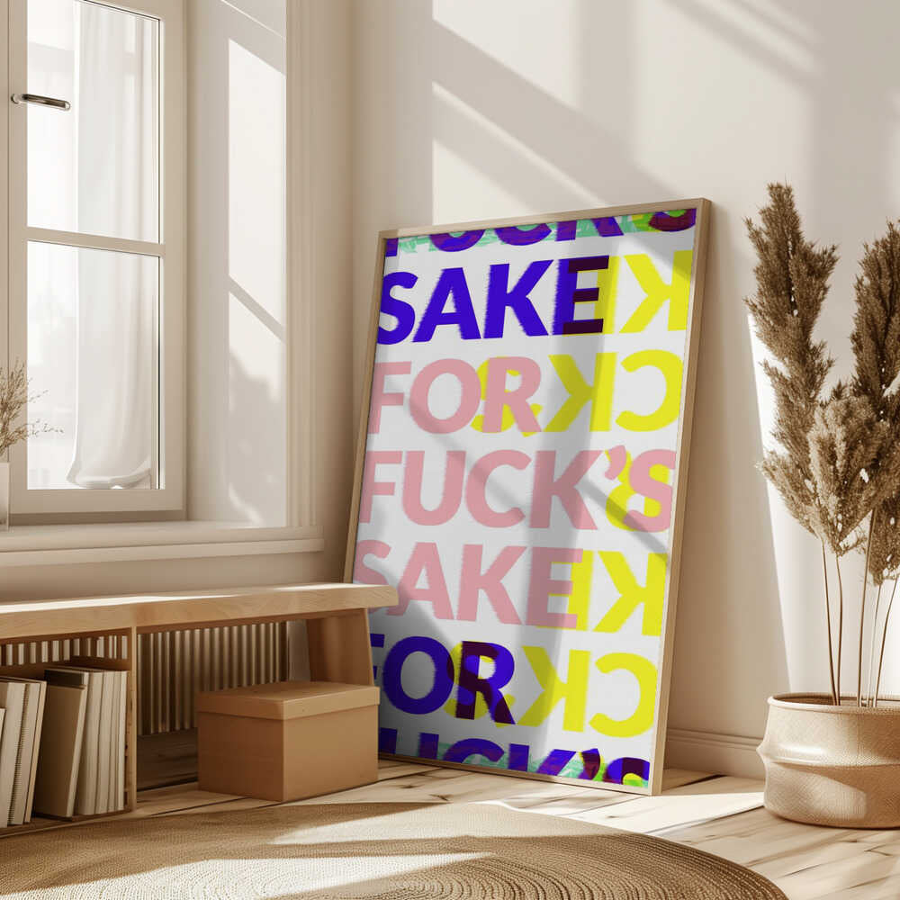 Vivid Repetition Poster