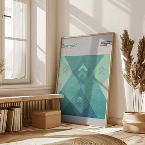 Geometric Peaks Poster