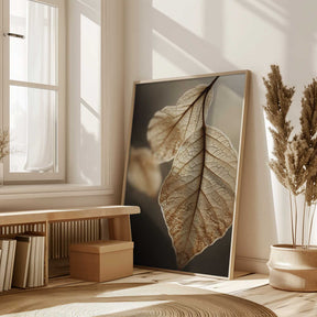 Ethereal Leaves Poster