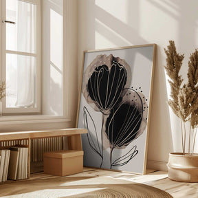 Ink Blossom Duo Poster